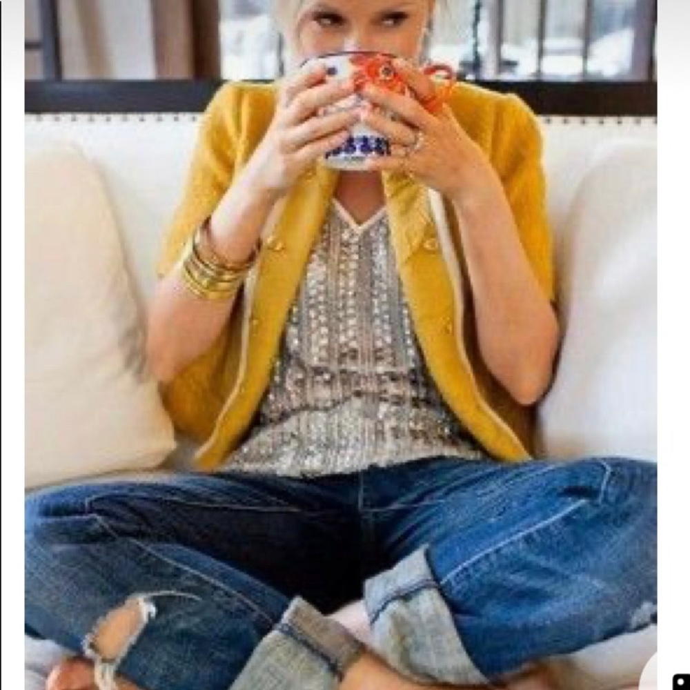 Anthropologie-Cidra Suit jacket, short sleeve